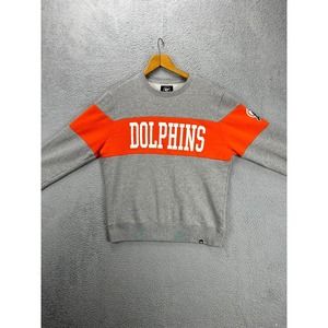 DOLPHINS Grey & Orange Crewneck Sweatshirt